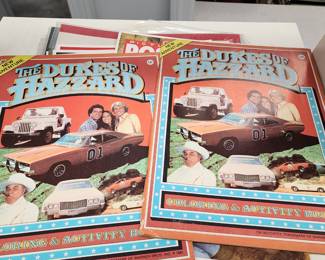 The Dukes of Hazzard Vintage Coloring Books