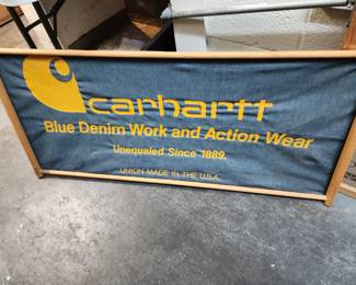 Carhart Blue Denim Wooden Framed