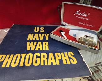 US Navy Poster and Norelco Speed Shaver