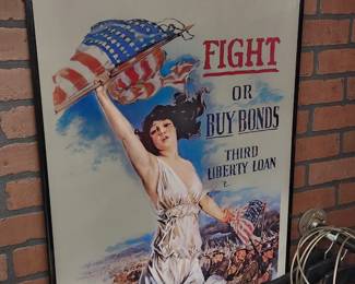 Third Liberty Loan Framed Poster