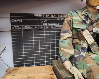 Assortment of Military Surplus Items Firing Battery Recorder 