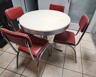 Vintage Diner Table and Chairs