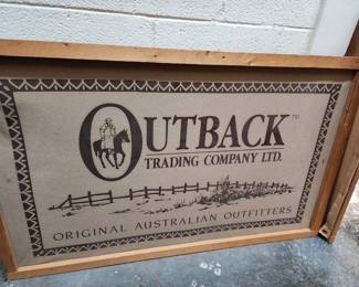 Outback Trading Company Wooden Framed