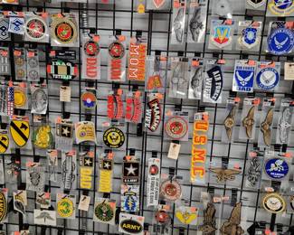 Assortment of Military Surplus Badges Patches and Insignia