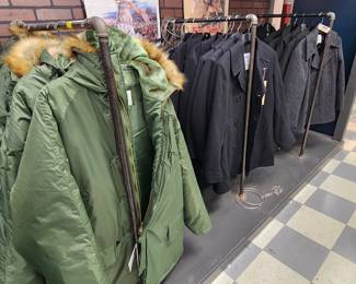 Assortment of Outdoor Jackets and Coats