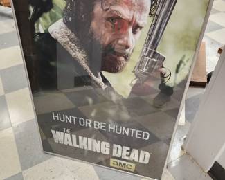 Framed Walking Dead Poster