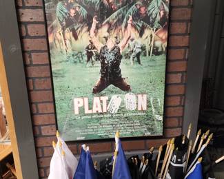 Framed Platoon Poster