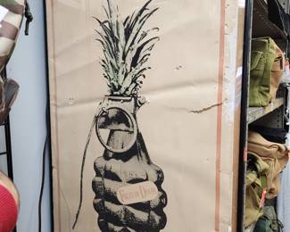 Fruit of Doom Pineapple Grenade Framed Poster