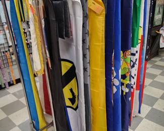 Large Assortment of Military Related Flags