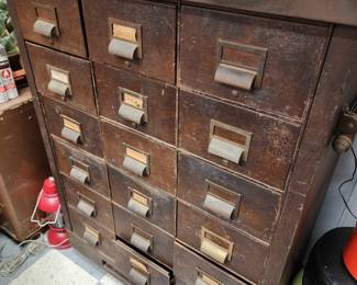 Wooden Filing Cabinet 18 Drawers