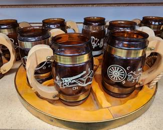 Decorative Barrel Military Mugs