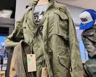 US Army Jacket and Hand Bag