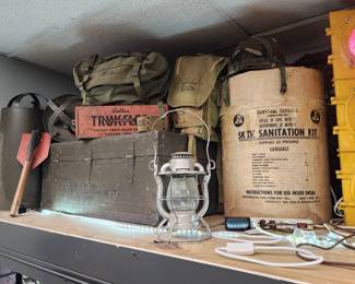 Assortment of Military Surplus Items