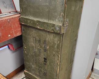 Vintage Military Crate