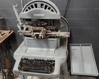 VINTAGE GRAPHOTYPE MACHINE
