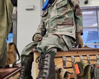 Boots and Camo Uniform