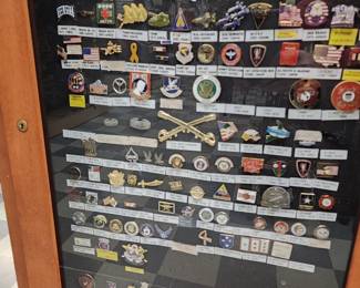 Large Assortment of Military Badges and Insignia
