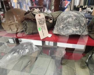 Assortment Of Military Surplus Items