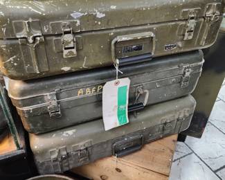 Vintage Military Style Trunks