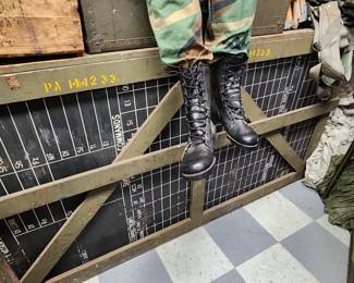 Assortment of Military Surplus Items Firing Battery Recorder 