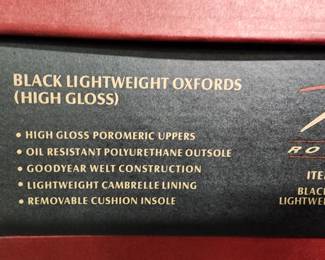 Black Lightweight Oxfords