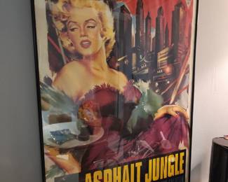The Asphalt Jungle Marilyn Monroe Poster Framed