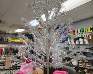  Vintage Silver Mini Christmas Tree