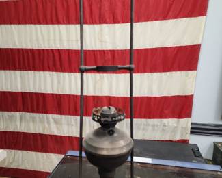 Wells Fargo & Co. Express San Francisco Vintage Oil Lamp