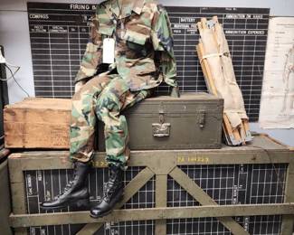 Assortment of Military Surplus Items