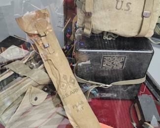 Assortment of Military Surplus Items