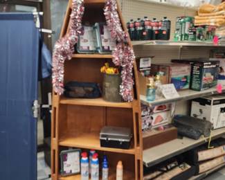 Wooden Canoe Shelf