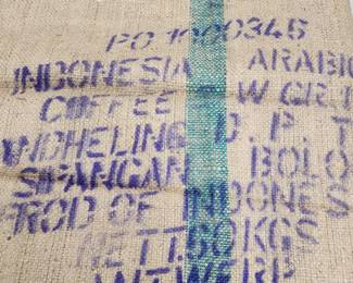Burlap Coffee Bean Sack