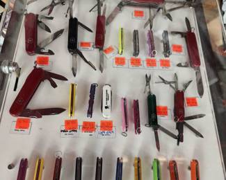 Assortment of Swizz Army Knives