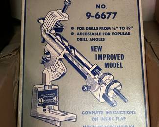 Vintage Craftsman drill grinding attachment