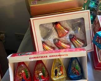 Vintage Christmas ornaments...