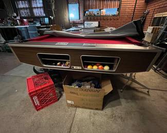 Vintage pool table.....