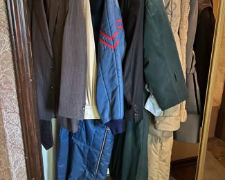 Coats and jackets.....