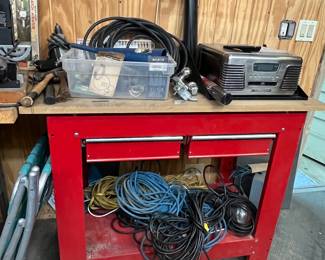 Workbench and tools......