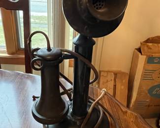 Antique Western Electric candlestick phone