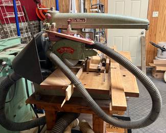 Vintage Dewalt radial arm saw....