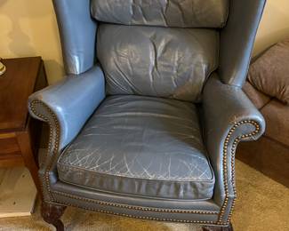 Thomasville leather armchair