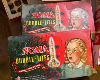 Vintage Christmas bubble lights