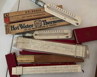 Vintage slide rules