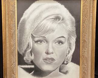 MARILYN MONROE #6 DRAWING GREG O'BRYAN