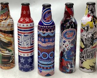 (5) 2008 MOUNTAIN DEW ALUMINUM SODA
