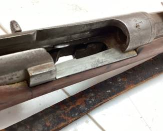 ANTIQUE P. STEVENS MAASTRICHT MODEL 1872 RIFLE MISSING BOLT ACTION & CLIP, SERIAL #4461, 