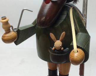 VINTAGE ERZGEBIRGE SMOKER HUNTER