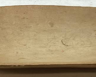 LARGE WOOD DOUGH BOWL