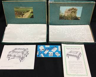 VTG. TABLE COVER SLIPS