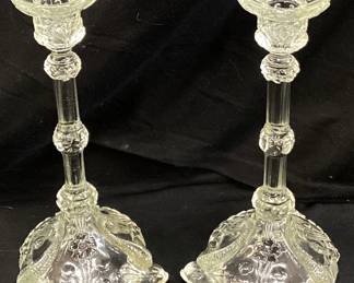 DOLPHIN FOOTED CANDLESTICKS